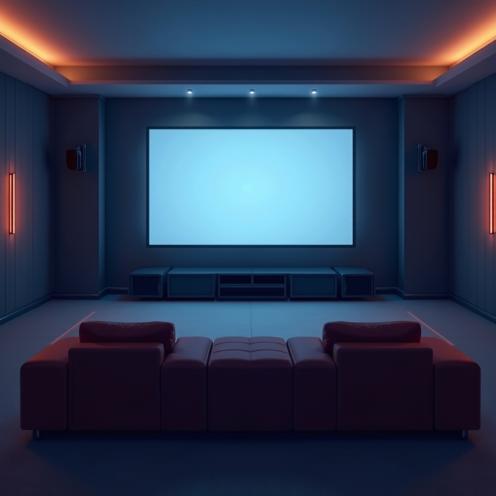 المسافة المثلى للمشاهدة لدليل الشاشة بحجم 120 بوصة