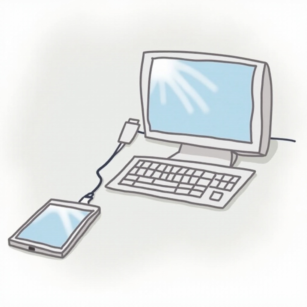 การสะท้อนหน้าจอแอนดรอยด์ด้วยสาย USB