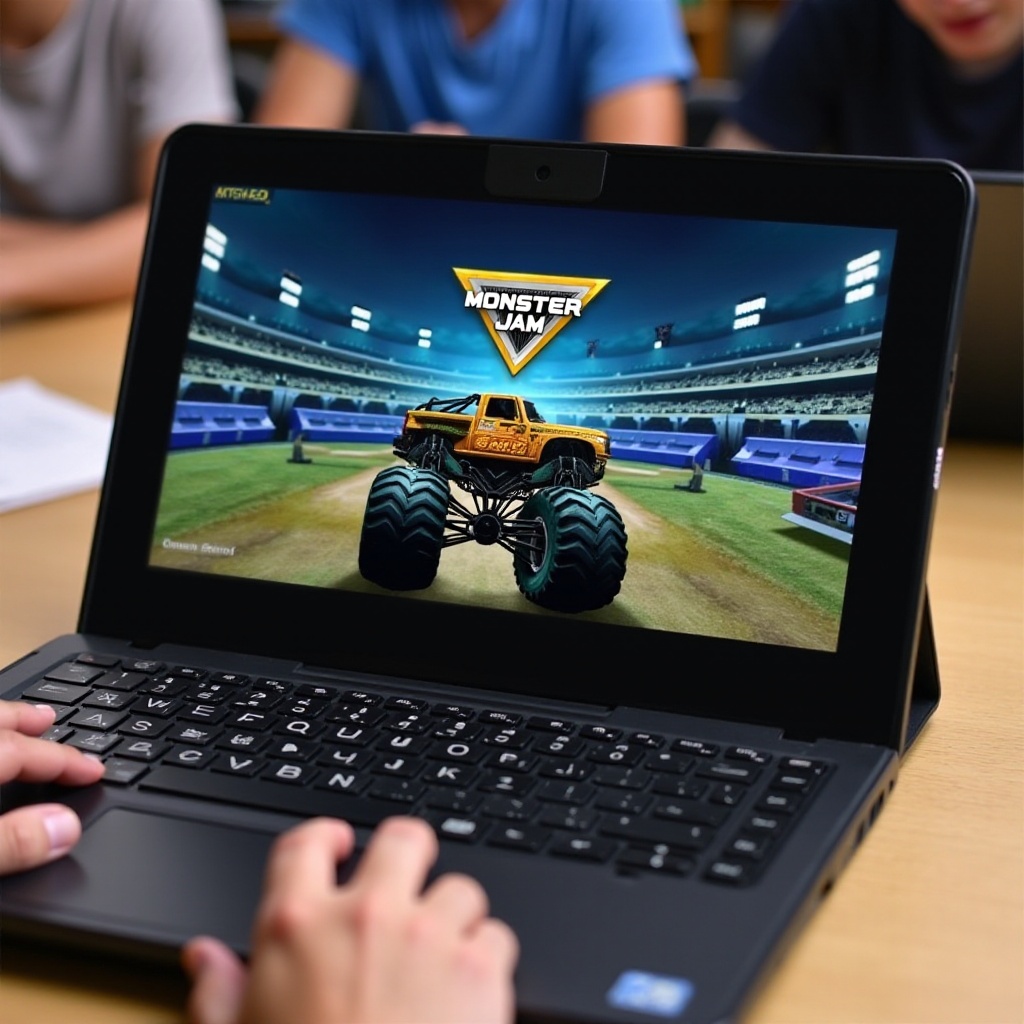 كيفية لعب Monster Jam Steel Titans على جهاز Chromebook