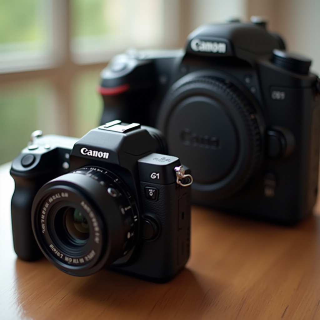 câmeras mirrorless vs DSLR