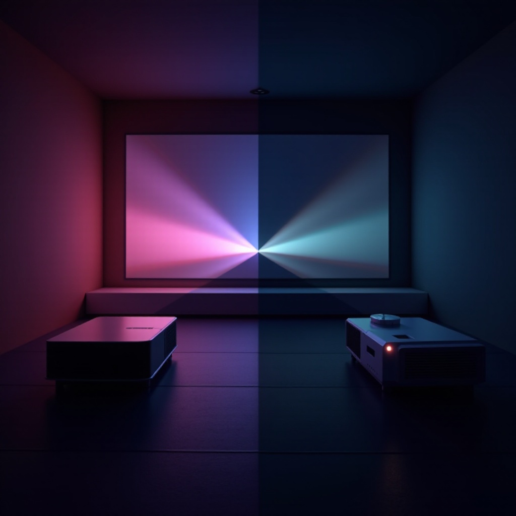 جهاز عرض ليزر مقابل جهاز عرض رقمي (DLP)