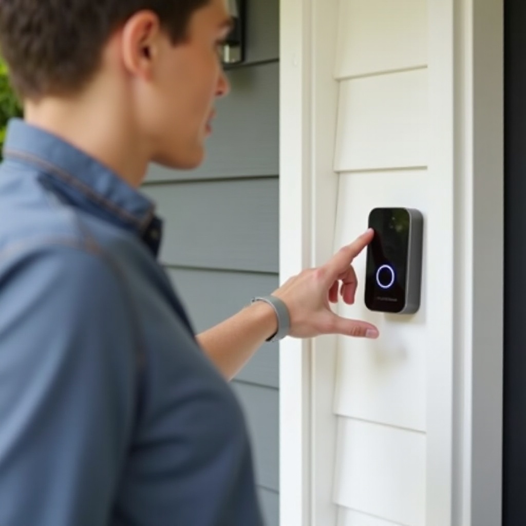 cara mereset bel pintu simplisafe