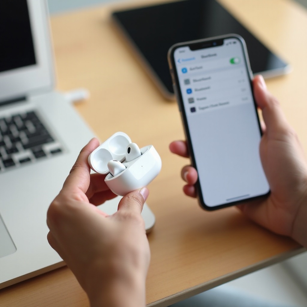 AirPods párosítási mód