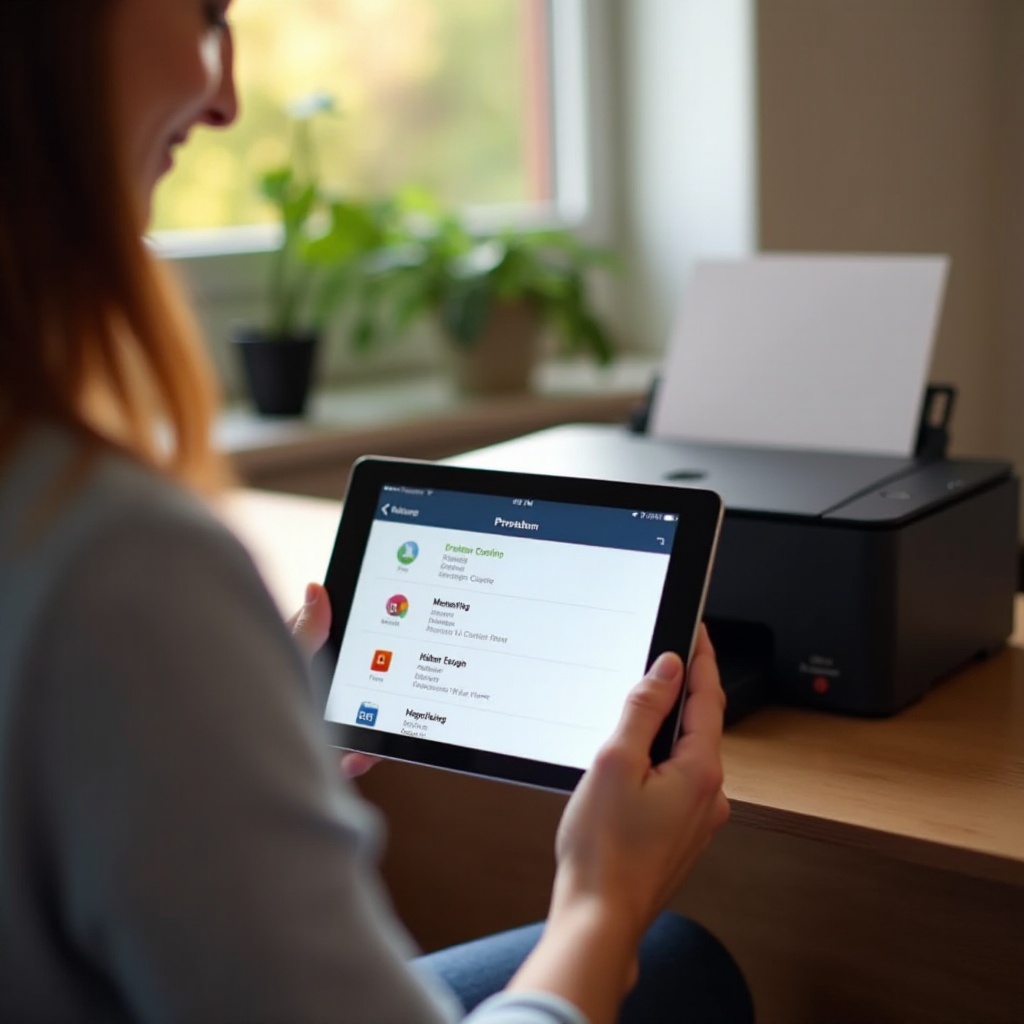 kung paano mag-print mula sa tablet patungo sa printer