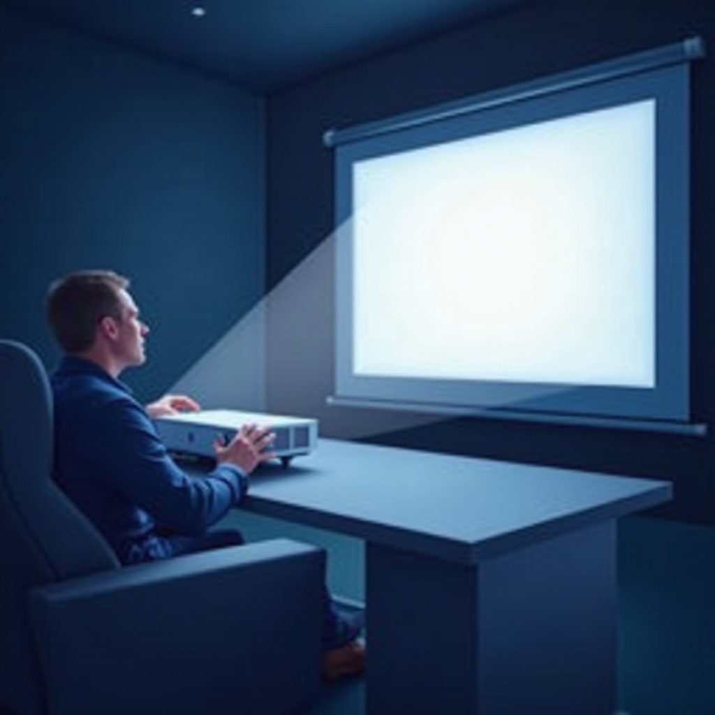 kung paano i-adjust ang projector upang magkasya sa screen