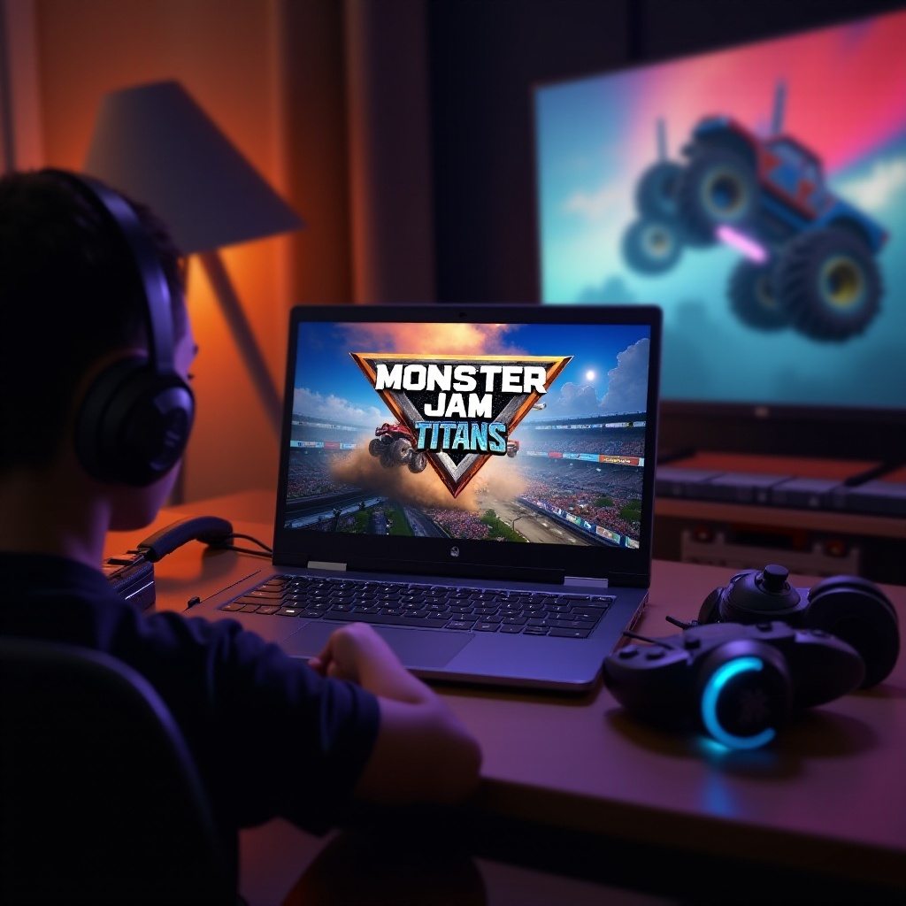 Como Jogar Monster Jam Steel Titans no Chromebook
