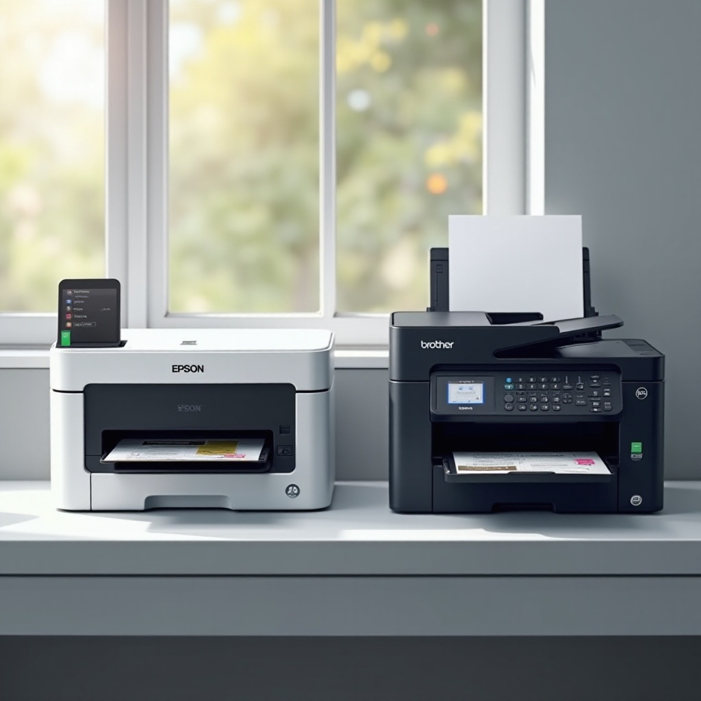 impressoras epson vs brother