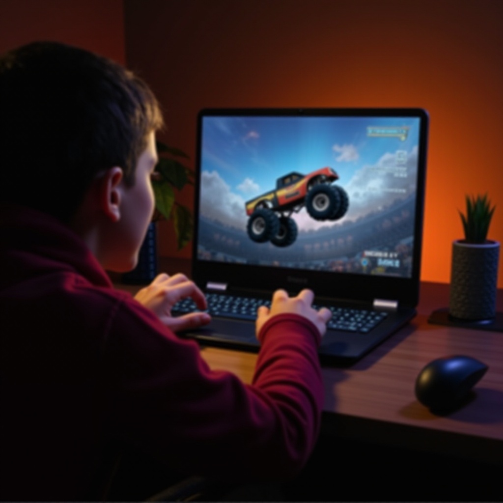 Hogyan kell játszani a Monster Jam Steel Titans-t Chromebookon