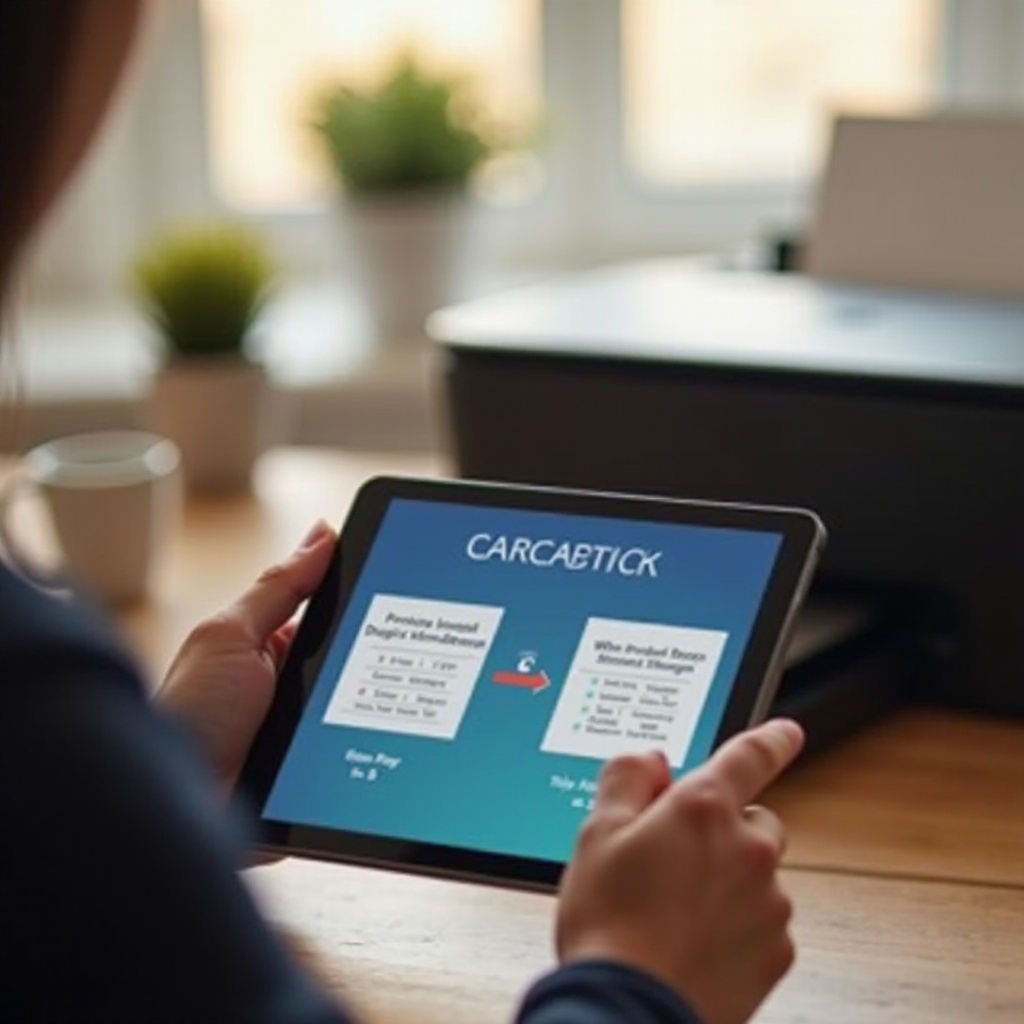 como imprimir do tablet para a impressora