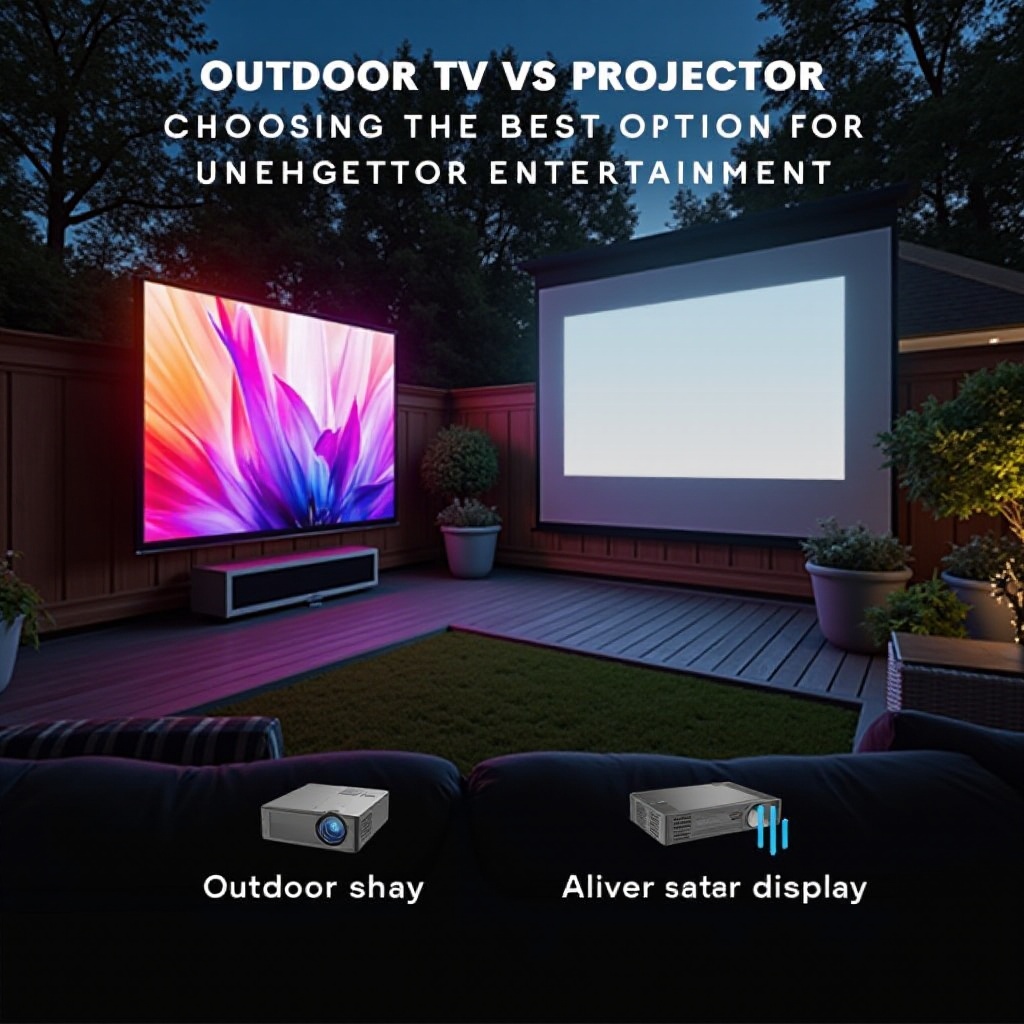 tv externa vs projetor
