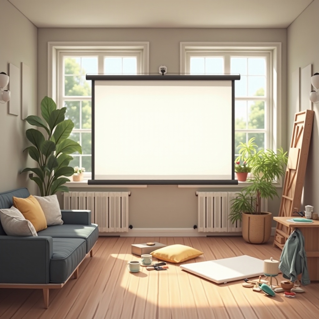 Paano Gumawa ng Screen para sa Proyektor