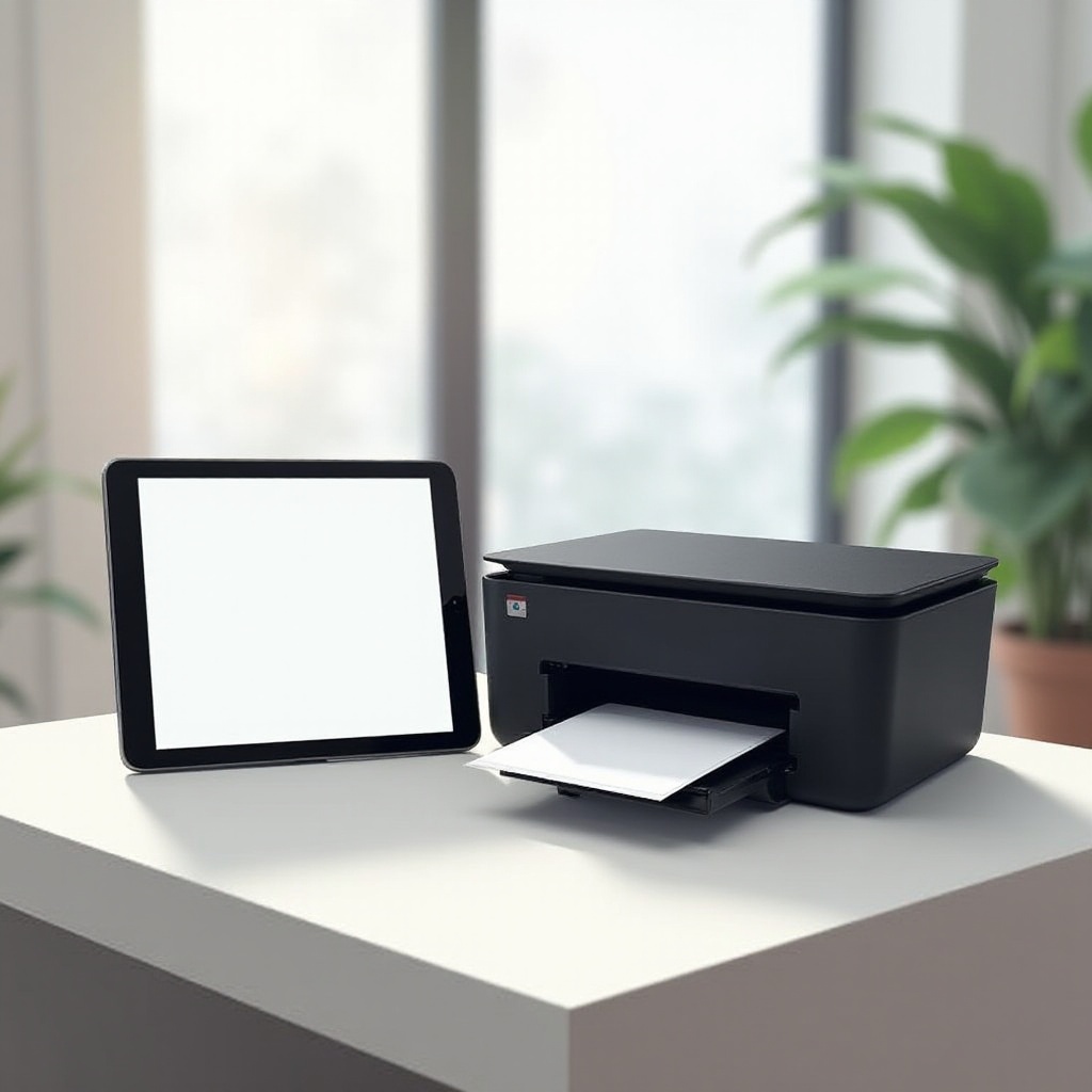 كيفية الطباعة من الجهاز اللوحي إلى الطابعة