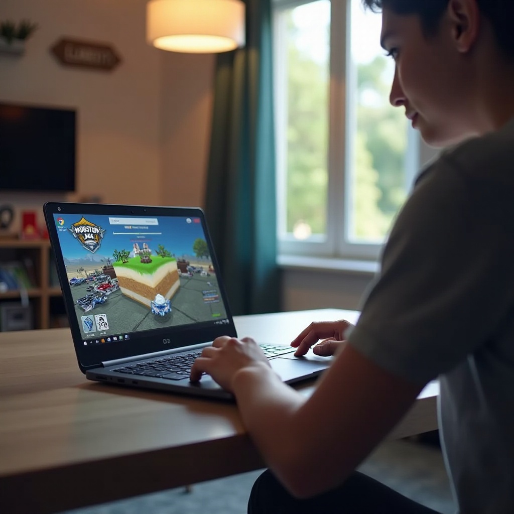 kung paano maglaro ng Monster Jam Steel Titans sa Chromebook