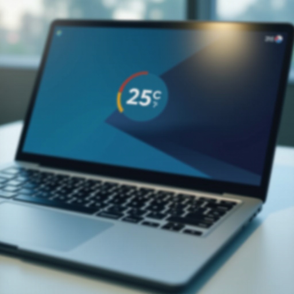 65 graus é considerado quente em um Chromebook